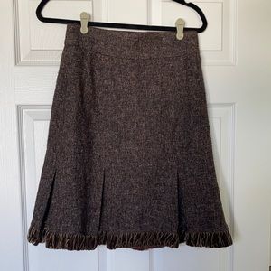 Nanette LePore Wool A-Line Skirt